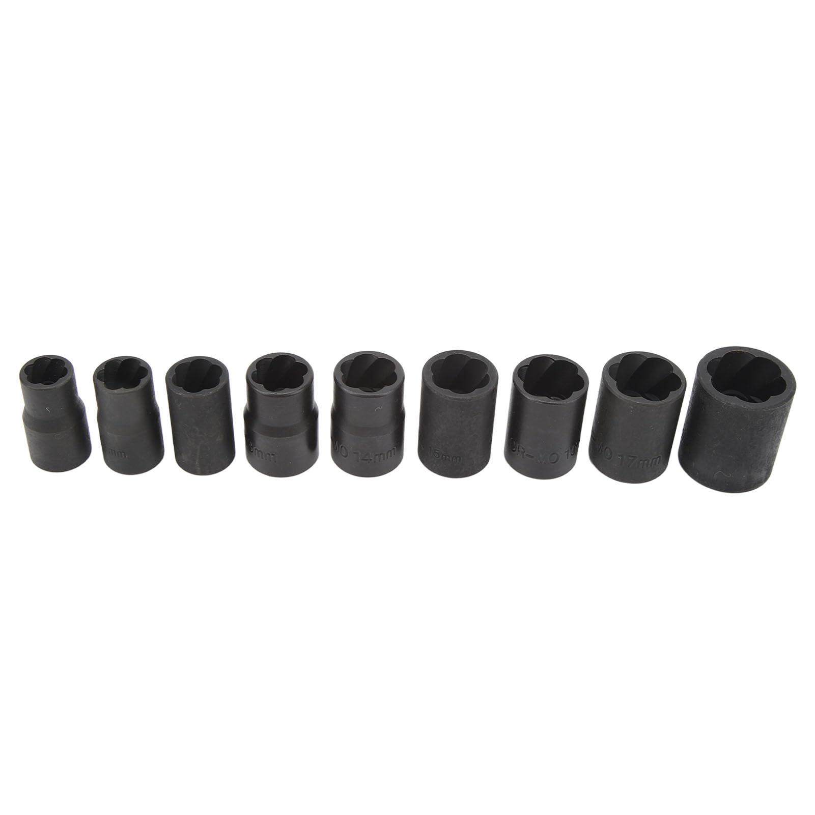 Zestaw nasadek udarowych Twist Narzędzie do wykręcania śrub 10 szt. 10 do 19 mm z prętem prostym 8 mm Napęd 3/8 cala do usuwania uszkodzonych zardzewiałych śrub Nakrętki Szpilki