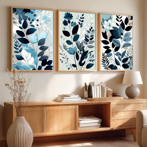 Image of kotart Painting for Wall Decoration - Modern Art Wall Decor Framed Painting for Living Room Bedroom - Framed Wall Posters /Paintings with Frame Set of 3 (Art-6, 13X17 inch)