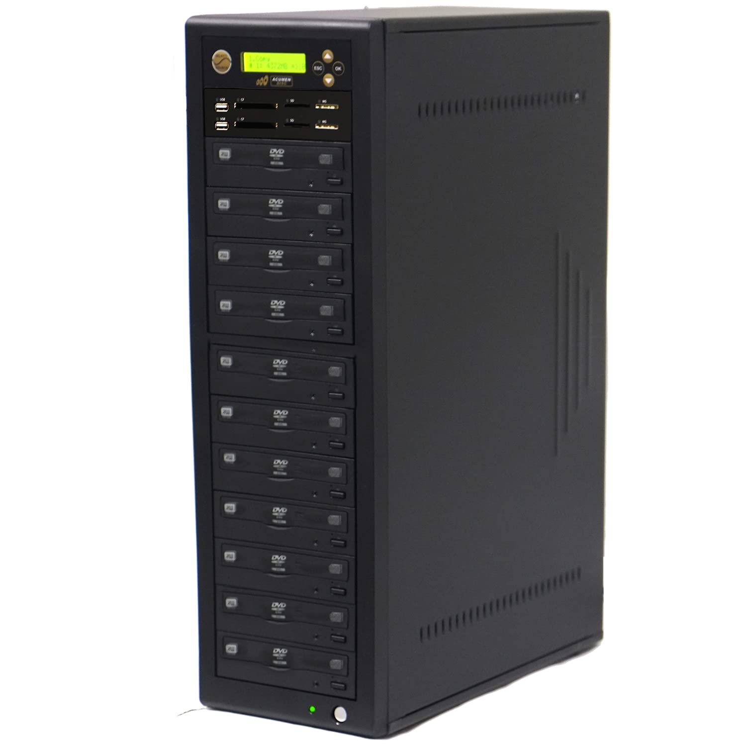 Acumen Disc 1 to 10 Crossover DVD Duplicator - Flash &amp; Disc Copier AD10-MMP