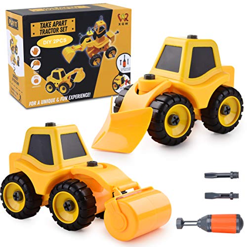 Take Apart Toys Construction Truck Take Apart Toy for Boys- Gift Toys for Boys 3,4,5,6,7 Year Olds,Kids Stem Building Toy,Truck Toys DIY Engineering Learning Educational Toy Vehicle