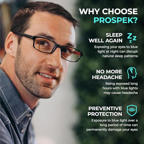 Prospek S117 Blue Light Blocking Glasses For Men And Women, Anti Glare Computer Glasses thumb #1