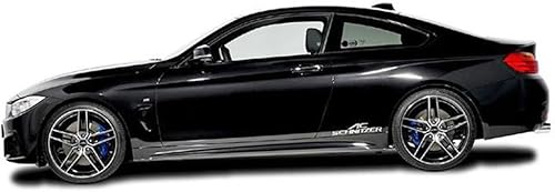 Miniatura 3 de IKON MOTORSPORTS, Alfombrillas compatibles con BMW F32 4Series, 2014-2020 delanteras y traseras de fábrica, a rayas de color, forro de alfombra para