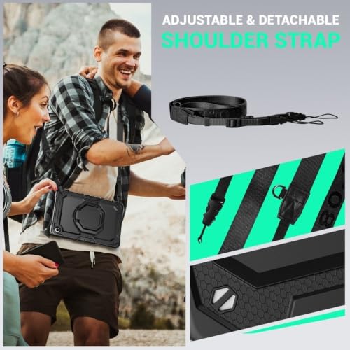 Étui compatible avec Samsung Galaxy Tab A11 8.7 silicone rigide noir - 6
