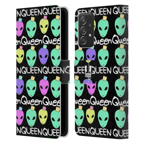 Funda Samsung Galaxy A53 5G Aliens de Cuero para Ver Vídeos en Viajes