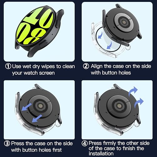 Image of Misxi Case with Screen Protector for 44mm Galaxy Watch 6