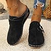 Closed Toe Clogs For Women Mules Closed Toe Wedge Slip-On Sandals Comfortable Womens Clogs & Mules Hollow Out Summer Walking Sandals Wide Fit Breathable Orthopedic Shoes With Arch Support #3