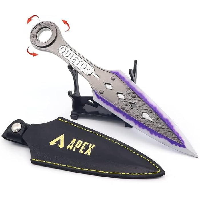 Buy QISUO 8.7" APEX Legends Games Heirloom Whirl Wraith Knife Dagger