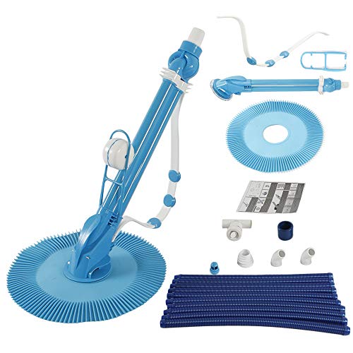 Review Of Simply-Me Automatic Swimming Pool Cleaner Suction Vacuum-Generic Climb Wall Pool Sweeper w...