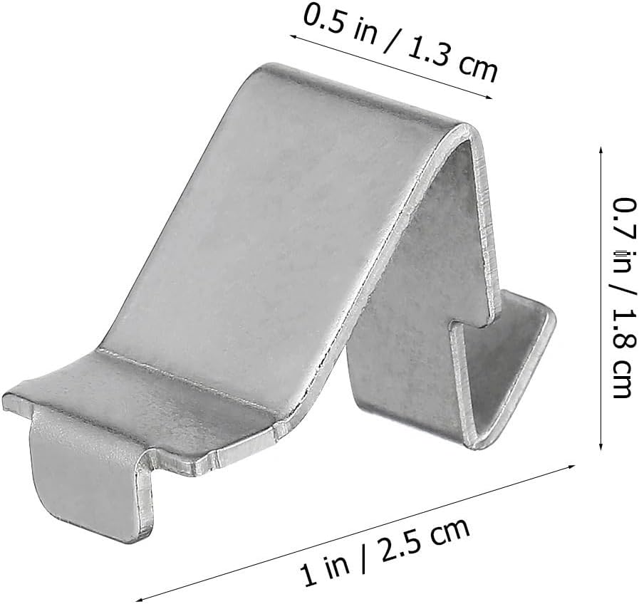 Pilaster Shelf Clips 200 pcs Heavy Duty Metal Cabinet Shelf Clips Durable Shelving Supports for Wood Shelves(Style 2)