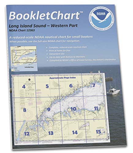 Paradise Cay Publications NOAA BookletChart 12363: Long Island Sound Western Part