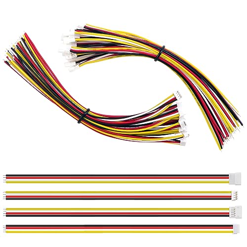 15 Paia JST 1.5 ZH 4 Pin Connettore Spina JST 4 Pin Micro Elettrico Maschio e Femmina con 150mm 26AWG Cavo