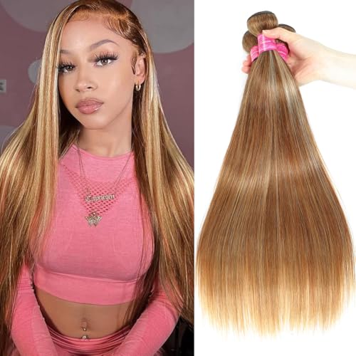 Beautymoon Ombre Raw Straight Bundles 18 20 22...