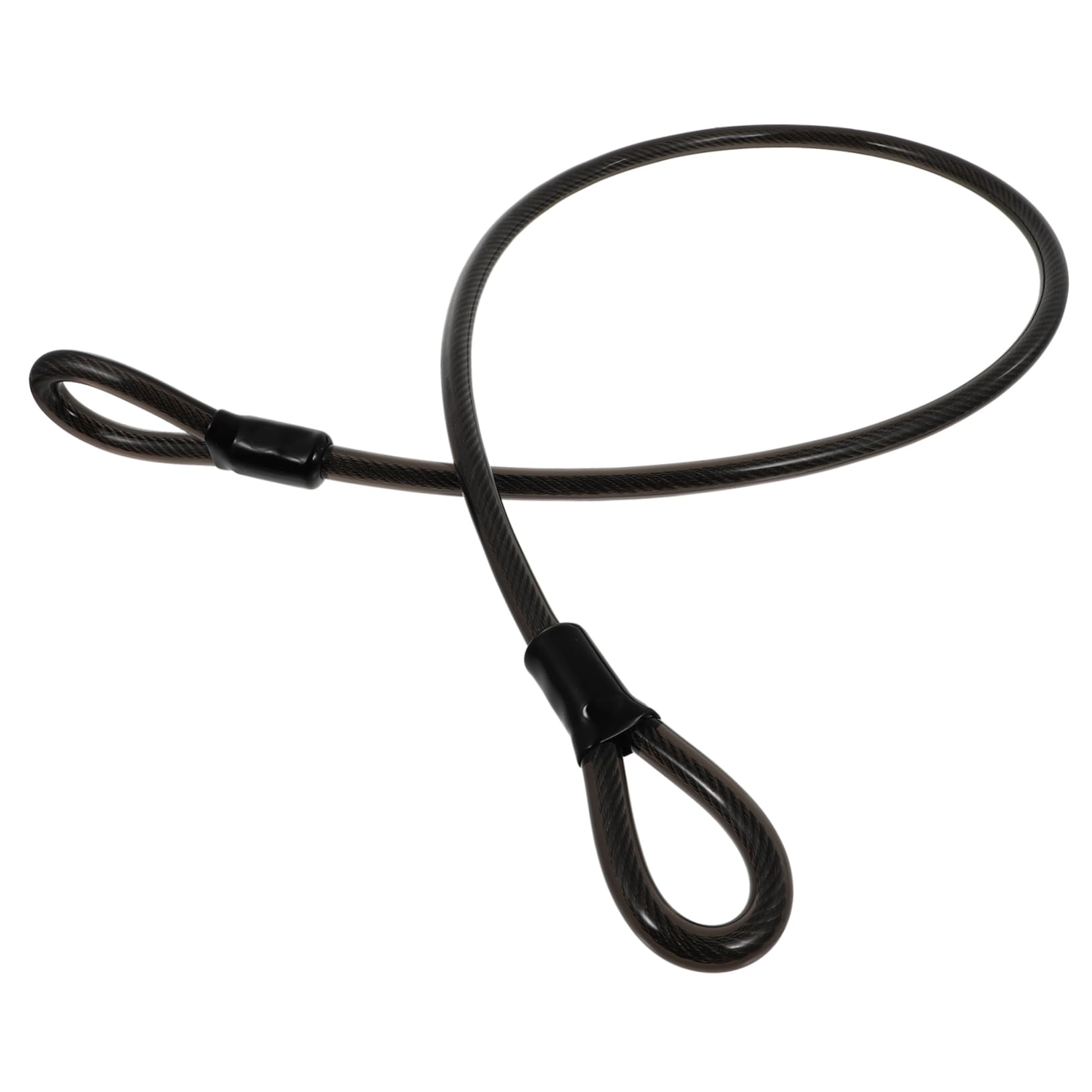 VICASKY 1Pc Bike Lock Flexible Theft Cable for Mountain Bikes Electric Motorcycles and More Black Easy to Install for Use