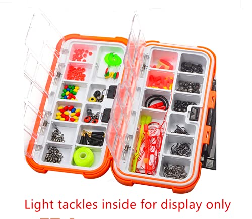 Caja para accesorios de pesca Toasis pequeña para anzuelos, pesos, swivels, contenedor de almacenamiento (Oliva) miniatura 6