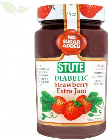 (3 Pack) - Stute - Diabetic Strawberry Jam | 430g | 3 Pack Bundle