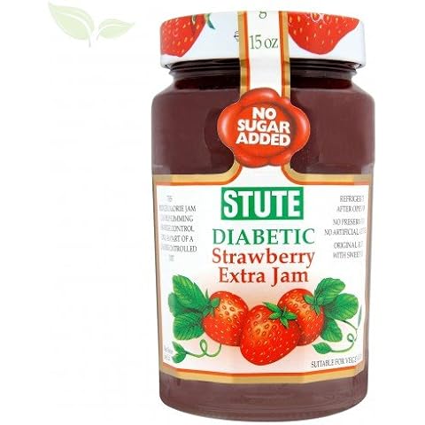 (3 Pack) - Stute - Diabetic Strawberry Jam | 430g | 3 Pack Bundle Cover
