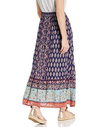 Angie Women's Boho Printed Maxi Skirt2