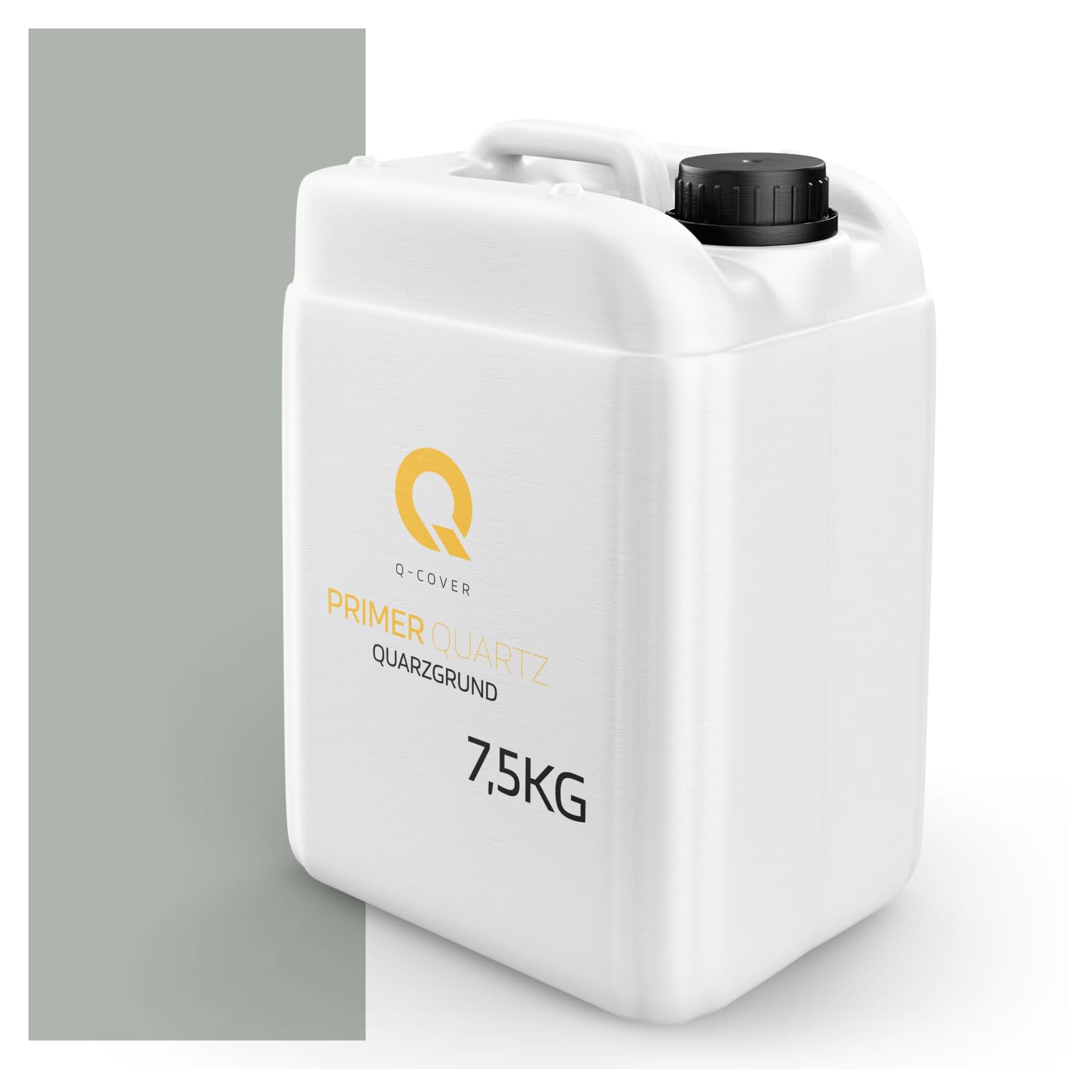 Quarzgrund für Dekorativer Putz mit Mica Hellrau D901 7,5KG | Acrylatdispersion Grundiermittel Innen & Außen für Wände und Decken Grundierung Schutz Mosaikputz ca. 0,3-0,4 KG/m2