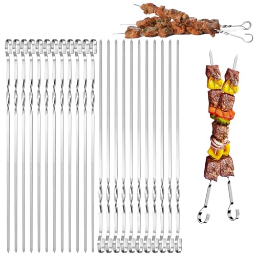 Mino Plus 24 Stückspieße grillen, 30cm grill...