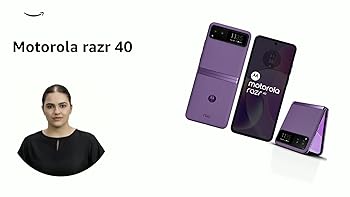 Refurbished) Motorola razr 40 (Summer Lilac, 8GB RAM, 256GB