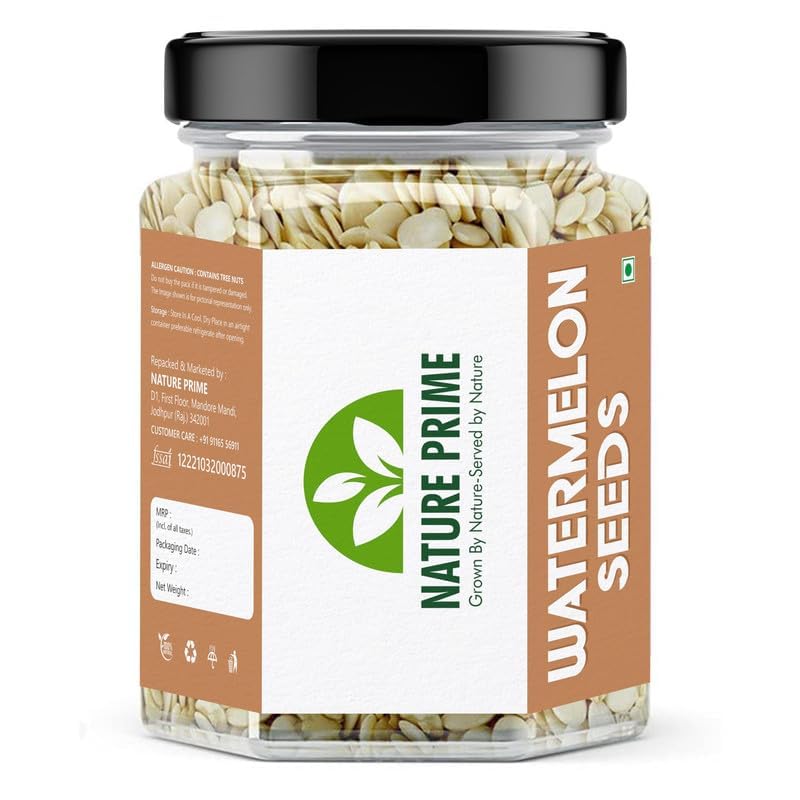Nature Prime Raw Watermelon Seeds 500g | Protein & Fiber Rich | Superfood for Healthy Snacking & Smoothies-image-7