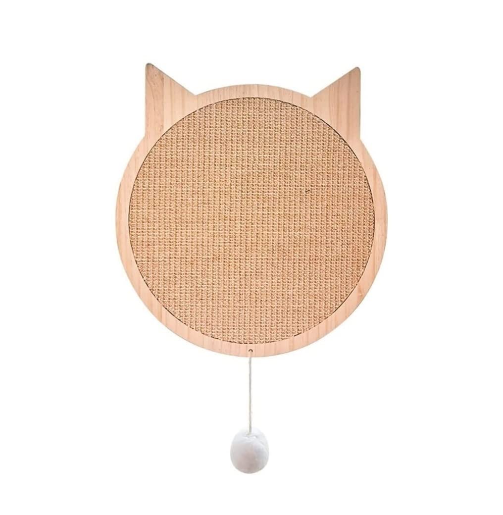 Tiragraffi Cartone Per Gatti Tiragraffi Per Gatti Tiragraffi A Parete Tiragraffi Per Gatti In Legno Tiragraffi Per Gatti A Forma Di Gatto Con Pad In Sisal E Ventosa Tiragraffi Per Gatti(29*32cm)