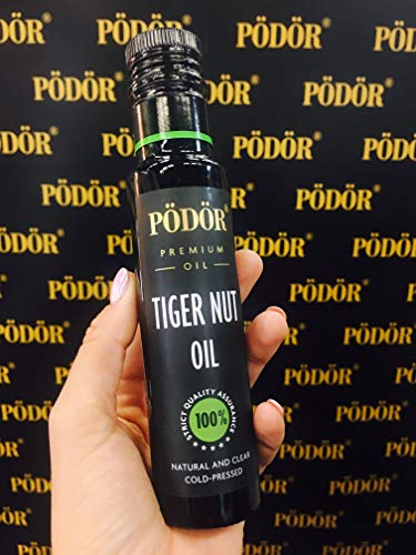 Pödör Premium Tiger Nut Oil - 3.4 Fl. Oz. - Cold-Pressed, 100% Natural, Unrefined And Unfiltered, Vegan, Gluten-Free, Non-Gmo In Glass Bottle #TOP6