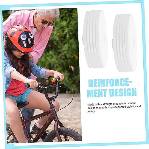 Ruedas Auxiliares BESPORTBLE para Bicicleta para Entrenamiento de Equilibrio con Estabilidad Reforzada Fácil de Instalar Ruedas Estabilizadoras de Repuesto de Plástico para Bicicletas miniatura 5