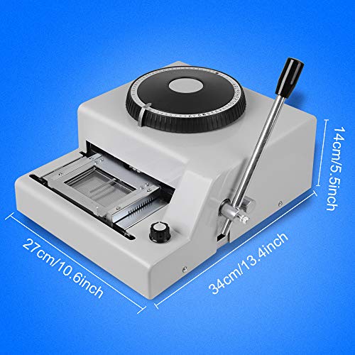 image for CARESHINE Card Embosser，72-Character Letters Manual Embossing Machin