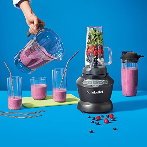 nutribullet Blender Combo 1200, Dark Grey (NBF07500-1210DG)