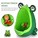 Soraco Frog Potty Training Urinal for Toddler Boys Toilet with Aiming Target -Blue