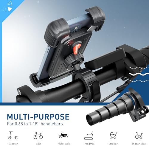 Hiboy Bike Phone Holder, 360° Rotatable Universal