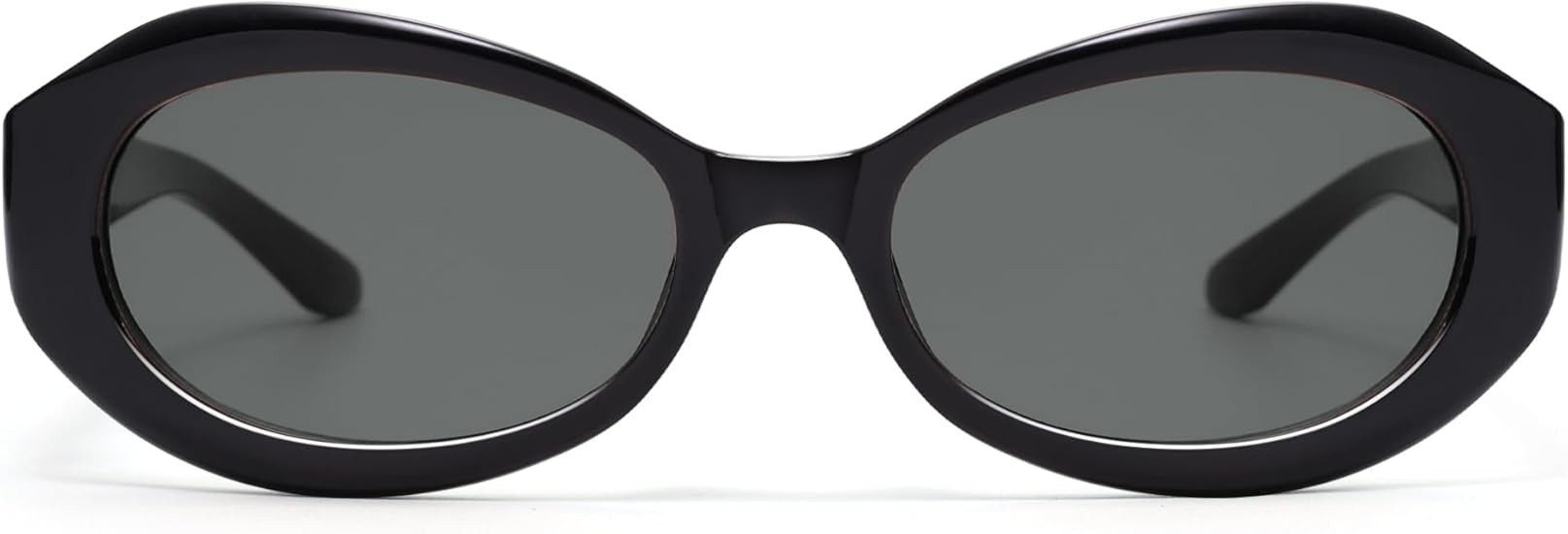 Retro Oval Sunglasses for Women Men Trendy 90s Round Sunnies AP3751