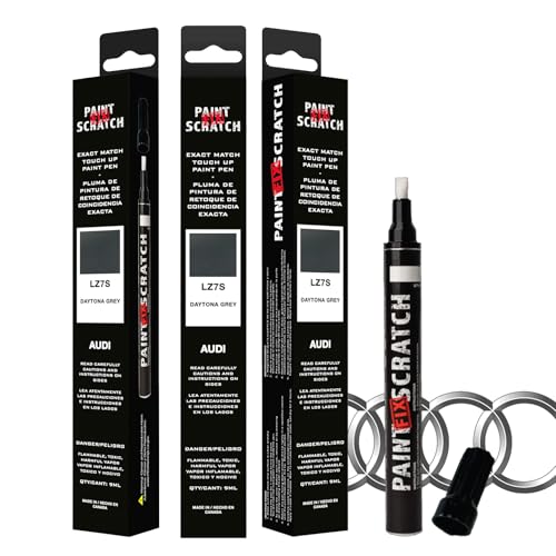 Image of Paint Scratch Fix Touch Up Paint Pen & Car Scratch Remover for Audi (Daytona Grey Pearl) - Exact OEM Color Match, Easy Application, Professional Auto Paint Repair for Scratches, Stone Chips & Keyed Marks (AUDI - Daytona Grey Pearl - LZ7S)