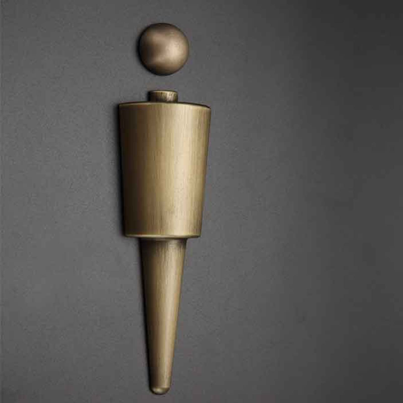 Badezimmer Kennzeichen, 2 Stück, 15, cm Metall-Toiletten-Türschilder, Dekoration, for Büro, Unternehmen, Restaurant, Zuhause, Badezimmer