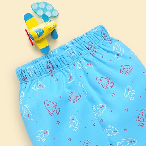 Image of LuvLap Baby Boys & Girls 100% Cotton Pyjama Pack of 3