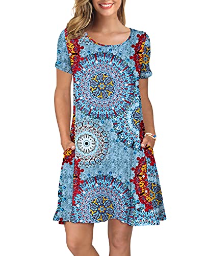 KORSIS Women's Summer Floral Dresse…