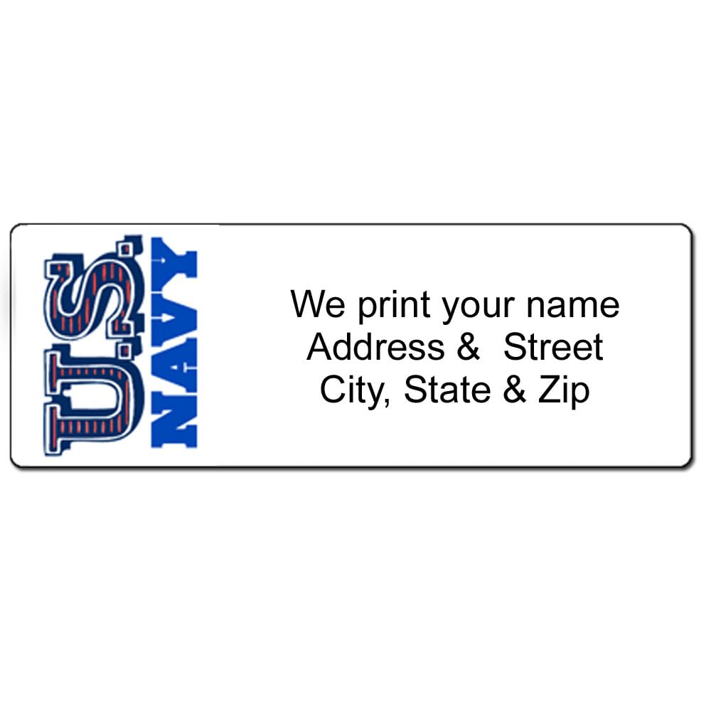 Stonehouse Collection - Navy Personalized Mailing Labels, 90 Self-Adhesive Labels (Navy)