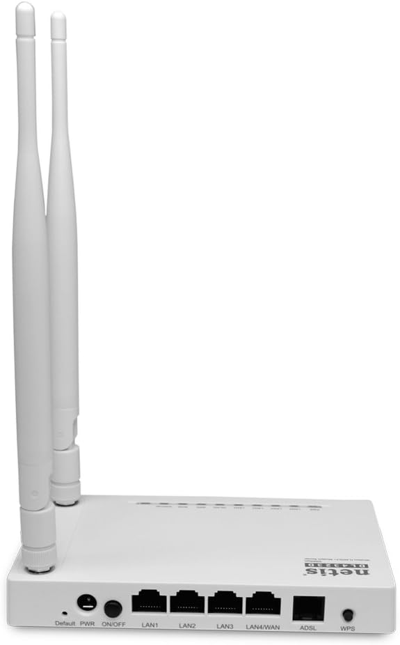 Netis 300 MBps Wireless N ADSL2+ Modem Router Detachable Antenna