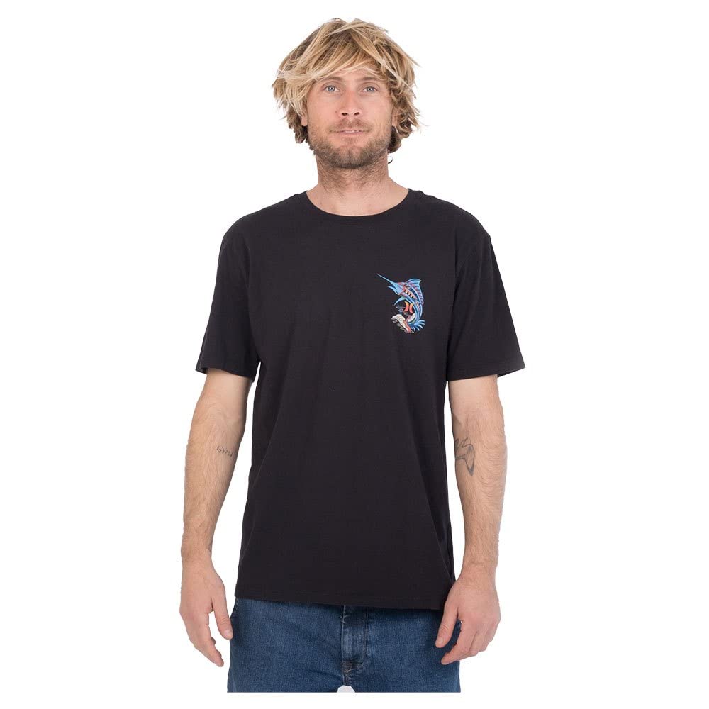HurleyMen's Evd Wash Trippy Fish Tee Ss T-Shirt