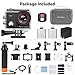 AKASO EK7000 Pro 4K30 Action Camera with Touch Screen EIS 131FT Waterproof Underwater Camera 5X Zoom Remote Control with Waterproof Floating Hand Grip Bundle and Carrying Case Accessories Kit Bundle