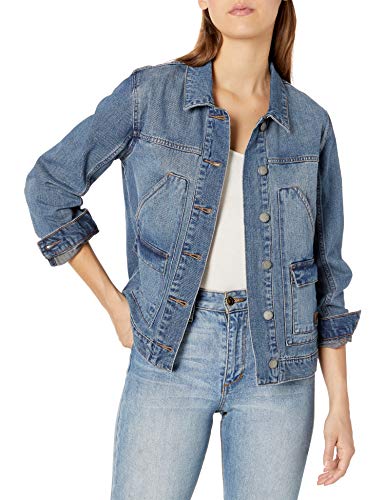 Roxy Junior's Oceanic Tides Denim Jacket, Medium Blue, S