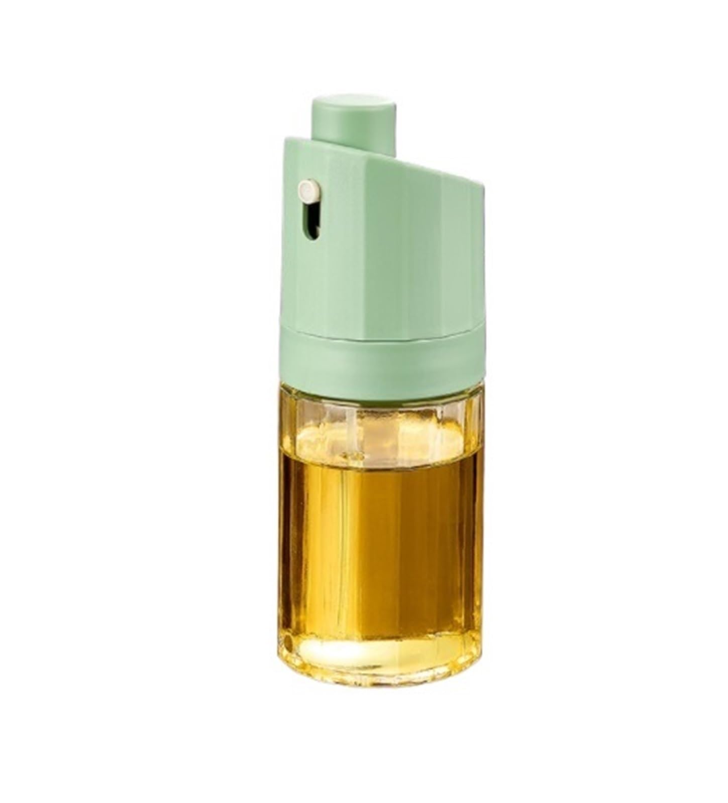 HDICUHNANU Reusable Kitchen Oil Bottles Cruet Cooking Oil Sprayer Push Spray Bottle Suitable For Barbecue Salad Baking Air Fryer, Salad(Grün)
