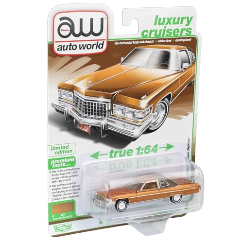 1976 Cadillac Coupe de Ville 1:64 Diecast Auto World miniatura 2