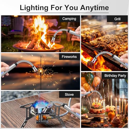 LcFun 3-pack Flexible-Neck USB Arc Lighter — view 7