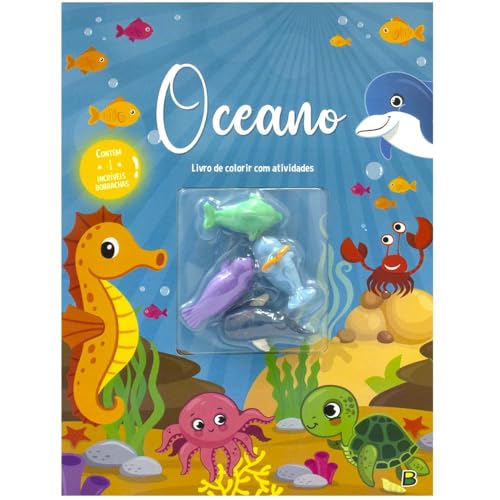 Aventuras com Borrachas – Colorir & Atividades: Oceano: