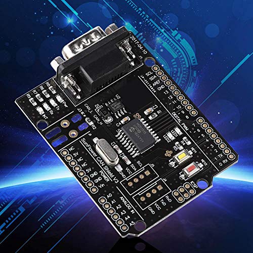 Lazmin CAN Bus Shield MCP2515 Compatible Board Expansion Card for CAN2.0 protocol, default - Image 4