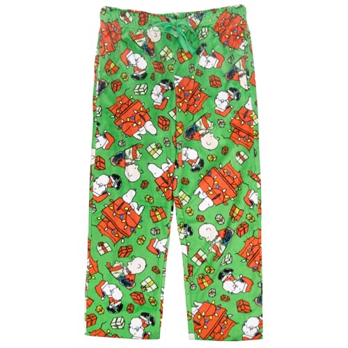 Peanuts Charlie Brown and Snoopy on Christmas Men's Sleep Pants