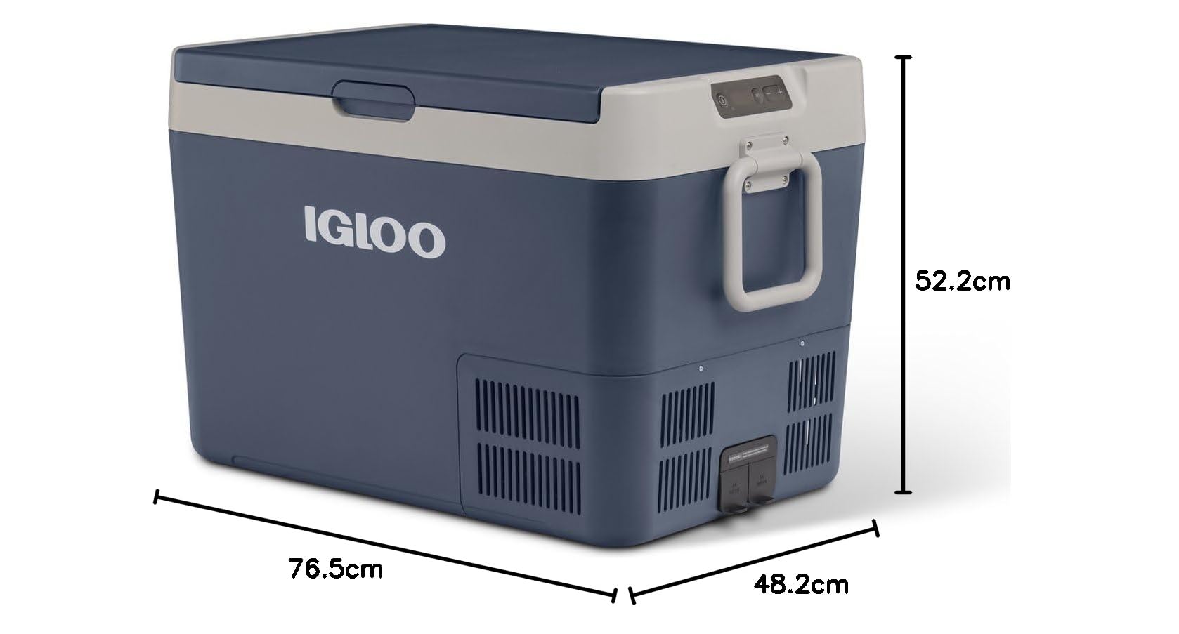 Igloo ICF60 - Glacière à Compression 59L - Glacière Électrique -18 °C à 20 °C - 12/24 V 230 V - Réfrigérateur Portable pour Camping, Voiture, Camion