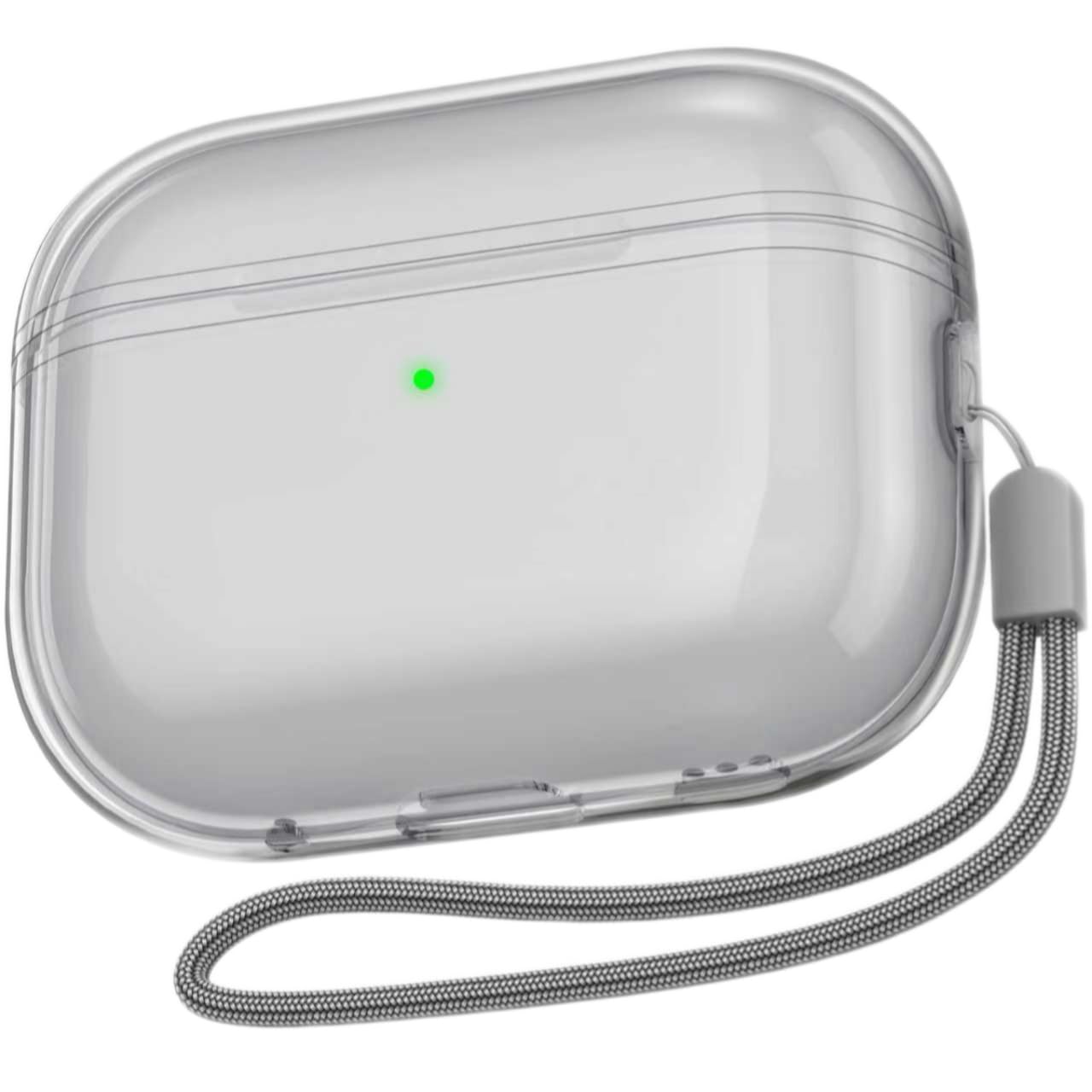NIUTRENDZ Klar Airpods Pro 3 Hülle TPU-Schutzhüllen mit Hand
